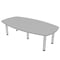 Skutchi Designs 45 in W, 84 in L, 29 in H, Engineered Wood Top, Grey HAR-ABOT-46X84-PT-01 - alternate 1